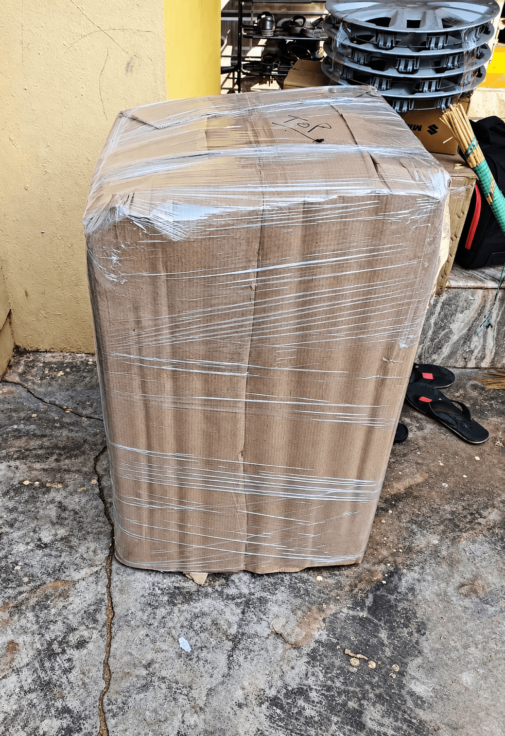 Wrapped large box